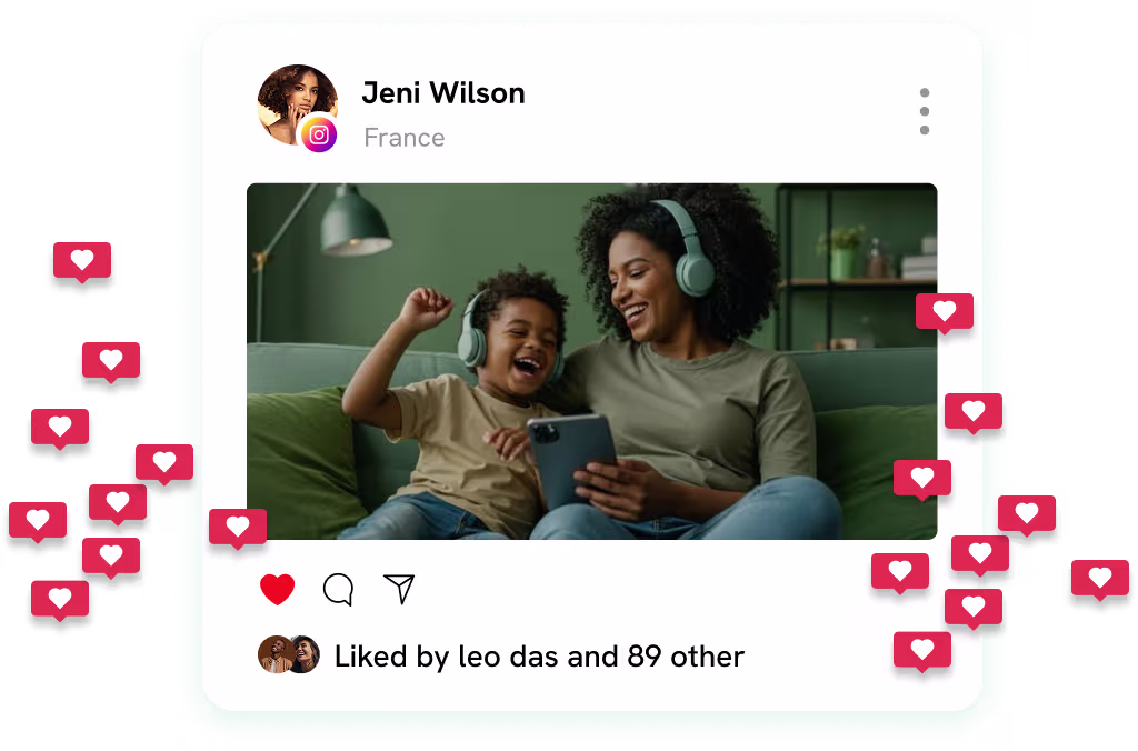 creating social media content for agenceis