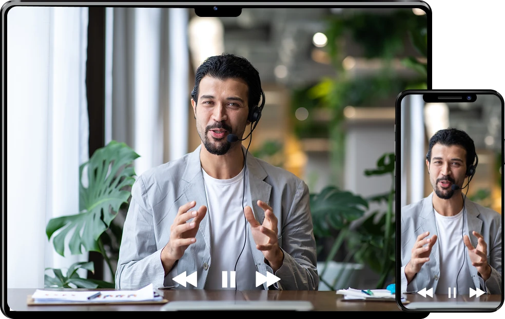 customizable video ad player