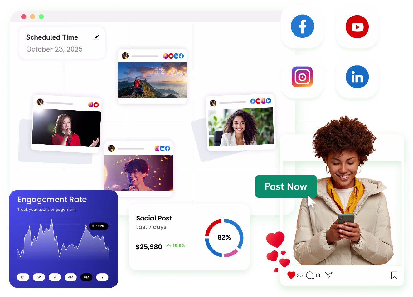 social media engagement