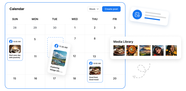 facebook scheduling app