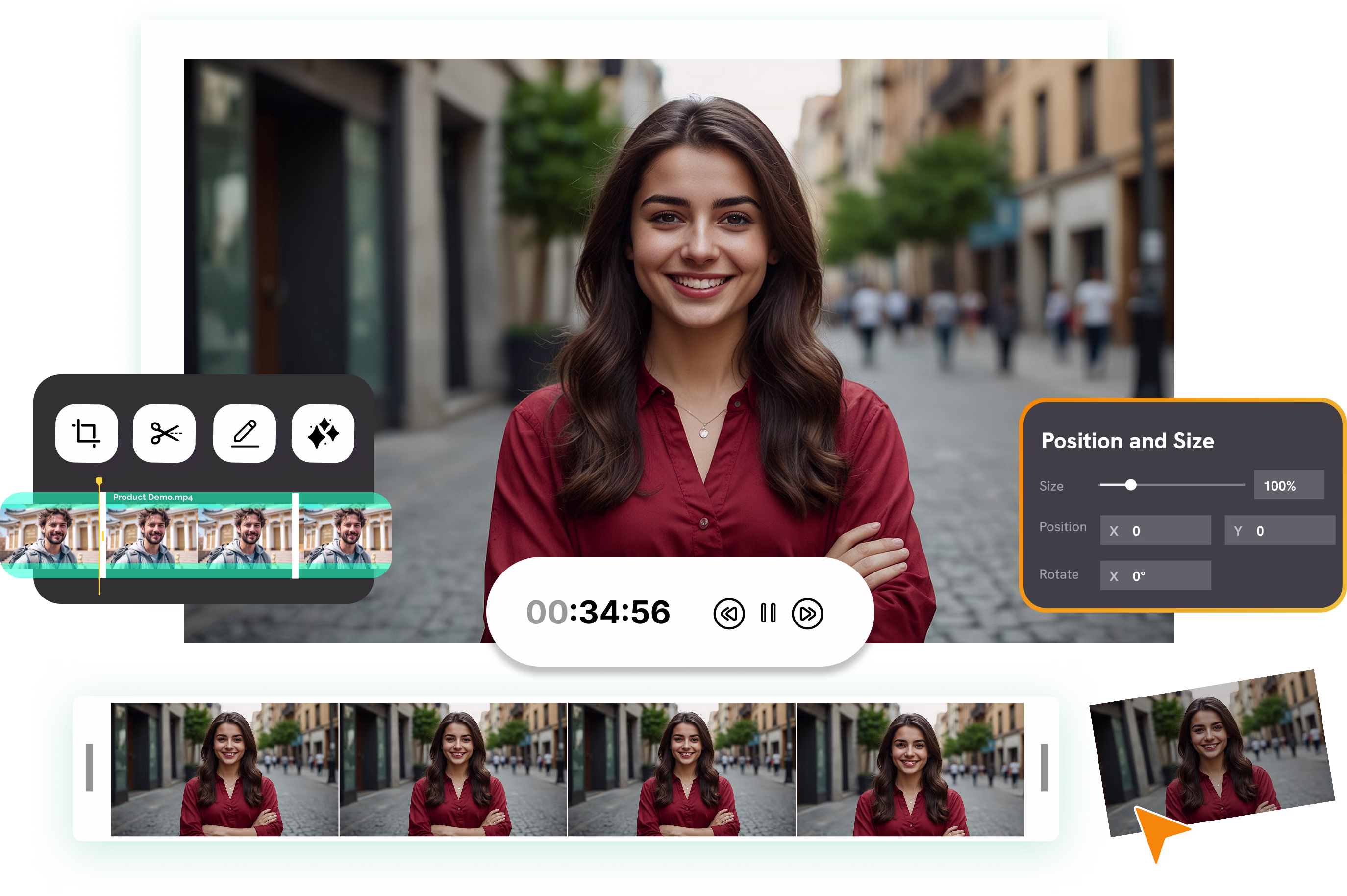 Trim video online​