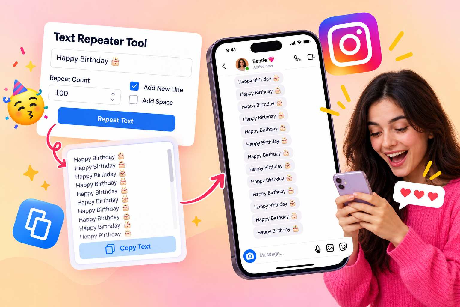 Birthday-Text-Repeater-Instagram-Tutorial
